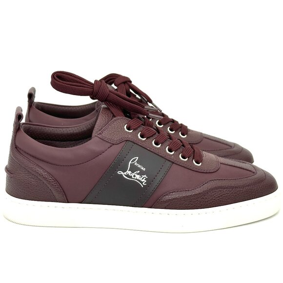 Christian Louboutin RETRO FLAT Lace Up Low Top Leather Sneakers Shoes Amara main image 7